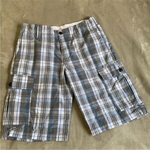 Dockers Men’s Plaid Cotton Cargo‎ Shorts